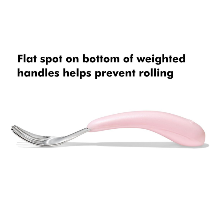 Oxo Tot On The Go Fork And Spoon - Blossom