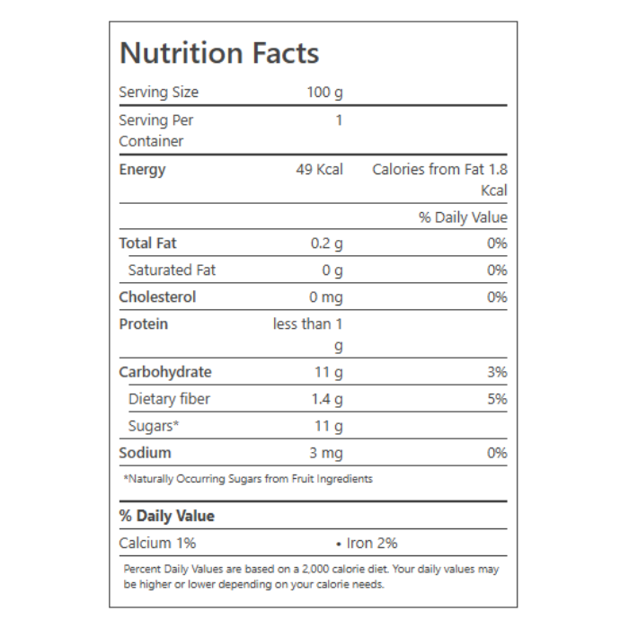 Peachy Baby Natural Baby Food - Pear Puree - 100g