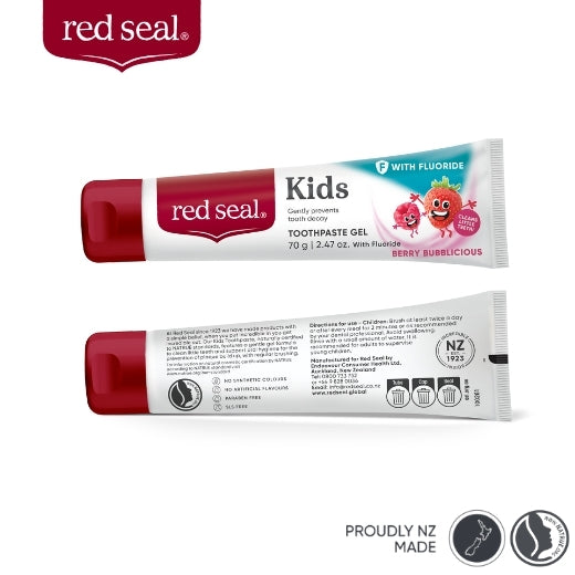 Red Seal Kids Berry Bubblicious Toothpaste 70g (with Flouride)