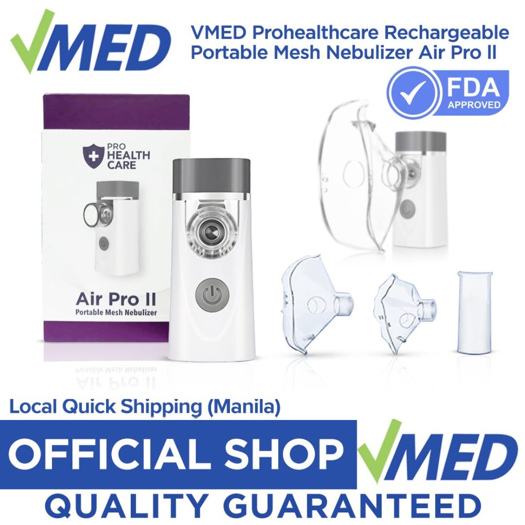 Prohealthcare Rechargeable Portable Handheld Mesh Nebulizer Air Pro II