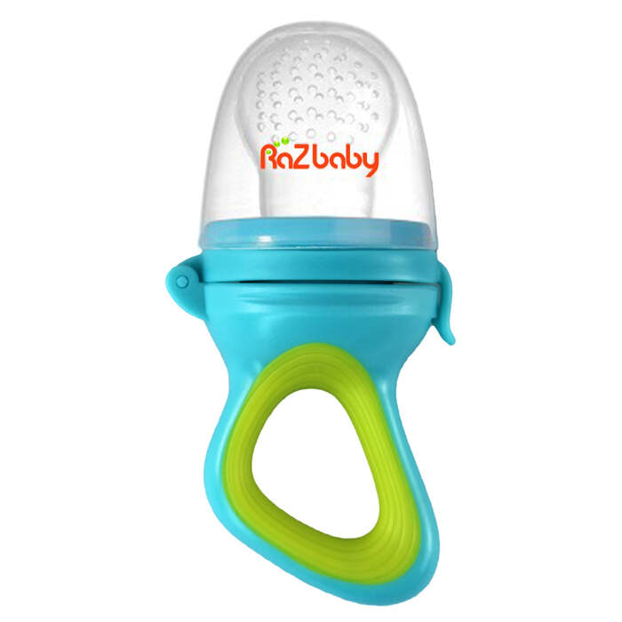 RaZBaby Raz-Feeder Teether Blue/Green