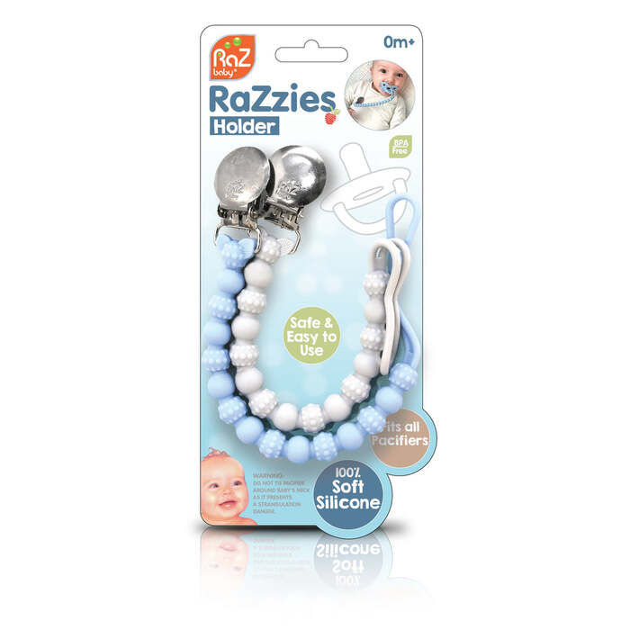 RaZBaby Razzies 2PK - Blue and Gray