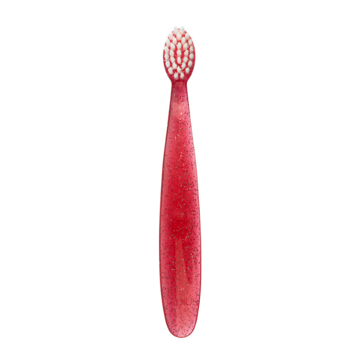 Radius Totz Brush - Coral Sparkle/ White (18 months+)