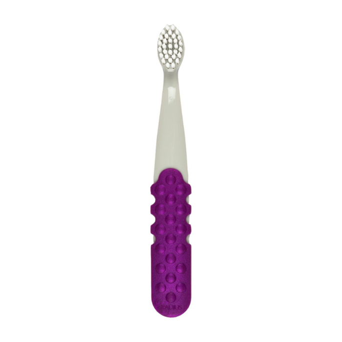 Radius Totz Plus Brush (3 years+) - Cool Grey/ Amethyst Purple