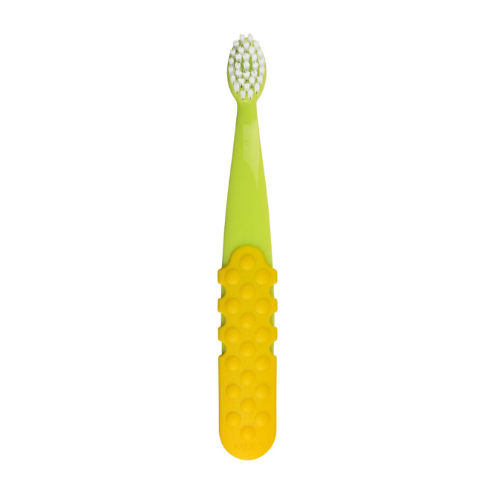 Radius Totz Plus Brush (3 years+) - Lime Green/ Yellow