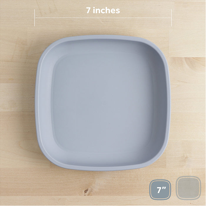Re-play Recycled 7" Flat Plate - Grey