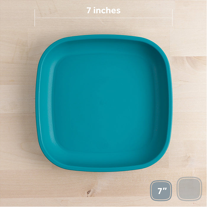 Re-play Recycled 7" Flat Plate - Teal