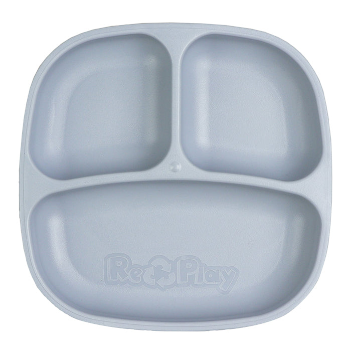 Re-play Recycled 7" Divided Plate - Grey