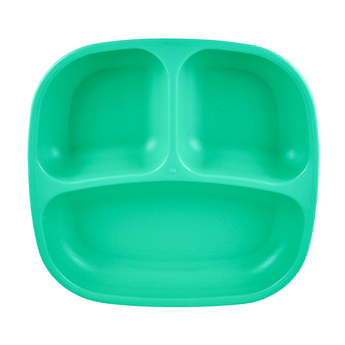 Re-play Recycled 7" Divided Plate - Aqua