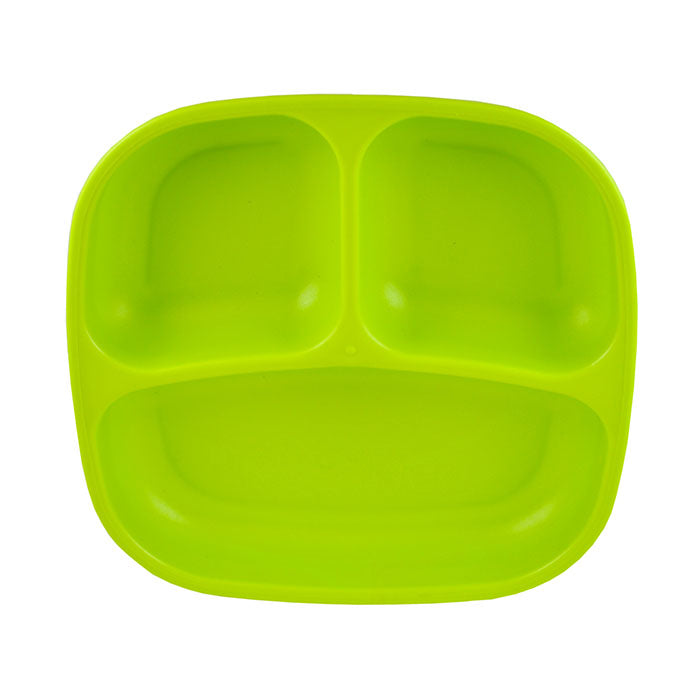 Re-play Recycled 7" Divided Plate - Lime Green