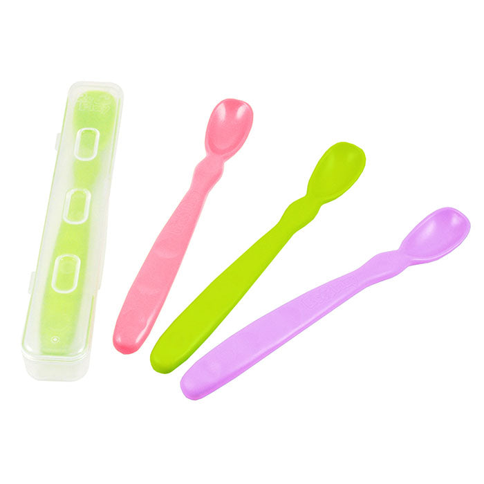 Re-play Recycled Infant Spoons with travel case - Butterfly
