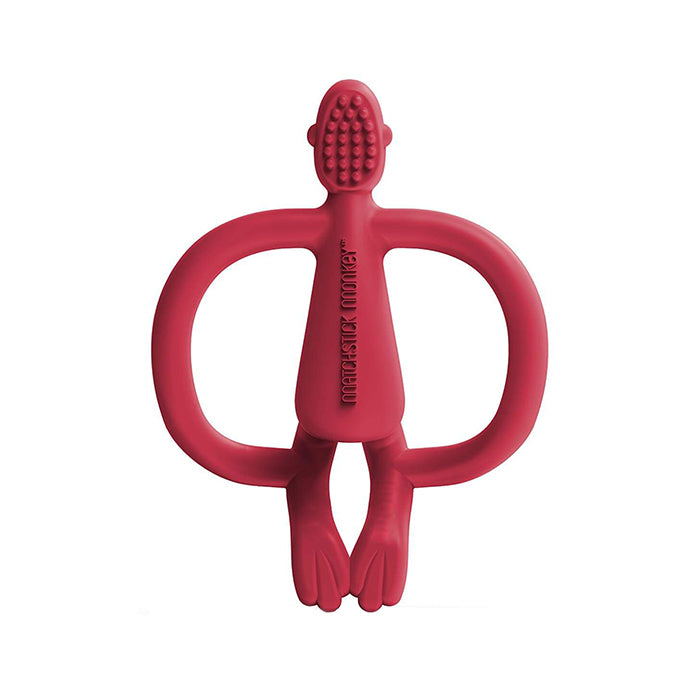 Matchstick Monkey Teething Toy New Version In Carry Case – Red