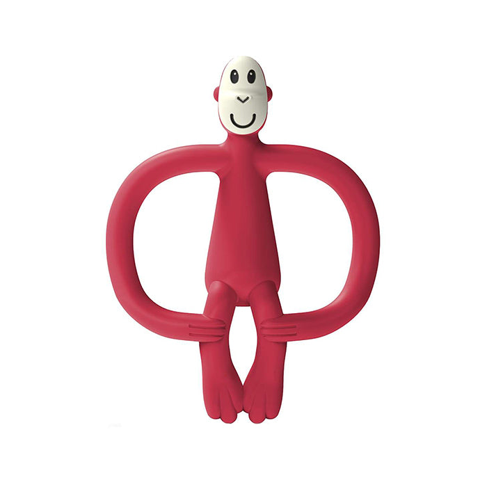 Matchstick Monkey Teething Toy New Version In Carry Case – Red