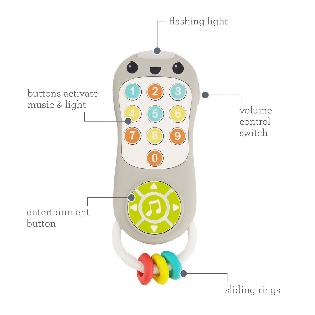 Infantino Music and Light Pretend Remote Control