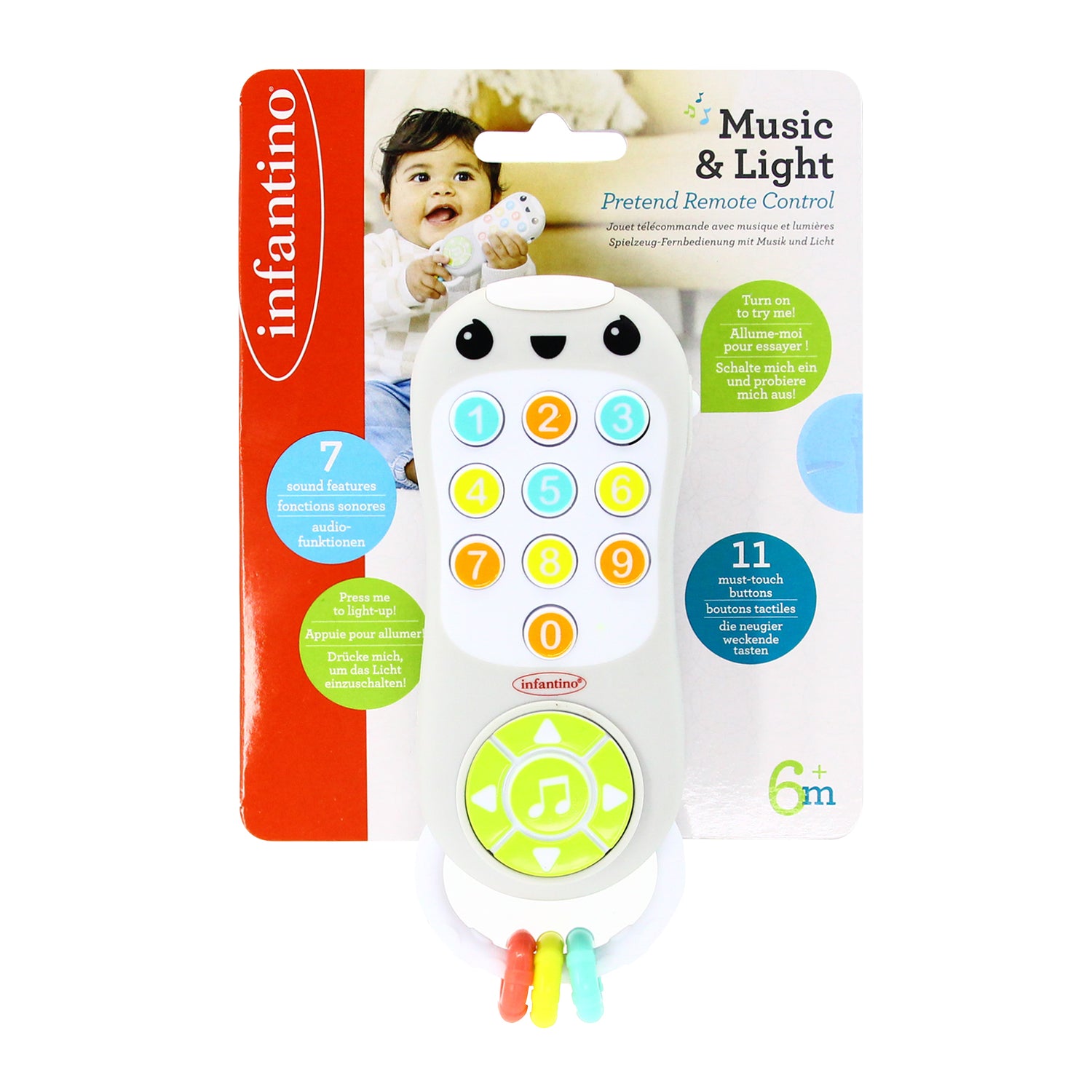Infantino Music and Light Pretend Remote Control