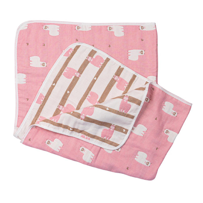 Swaddies PH Reversible Blanket - Pink Llama