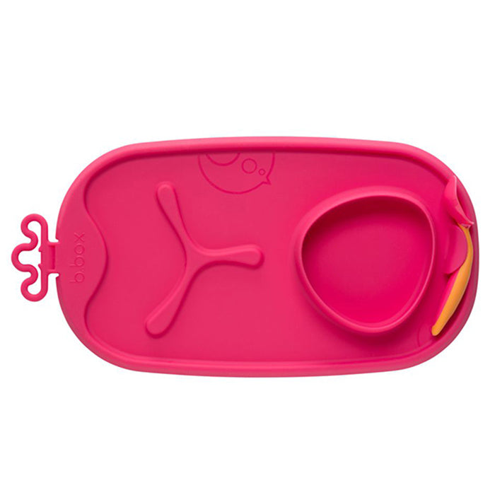 B.Box Roll + Go Mealtime Mat - Strawberry Shake