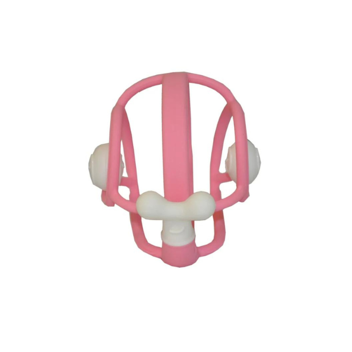 Mombella Snail Rattle Teether - Pink