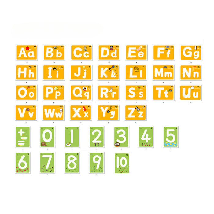 Alilo Educational Stencil Set - Alphabet and Numbers (for Magic LCD Writing Board)