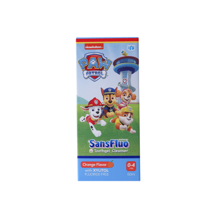 SansFluo Natural Toothgel Cleanser Orange Flavor 50ml