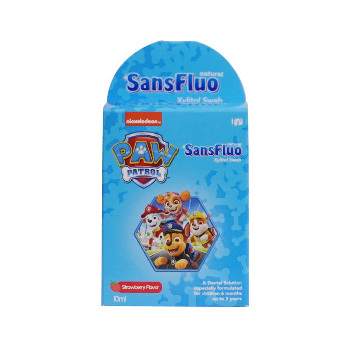 SansFluo Natural Xylitol Swab 10ml