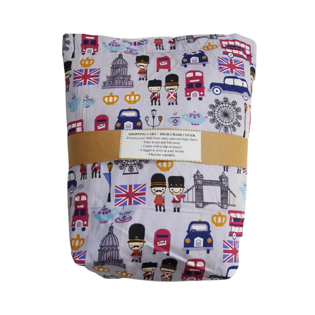 Sew Childhood Shopping Cart / Highchair Cover - British Royale