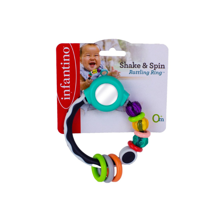 Infantino Shake and Spin Rattling Ring
