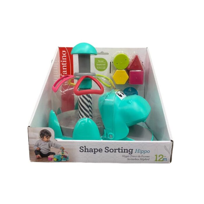 Infantino Shape Sorting Hippo