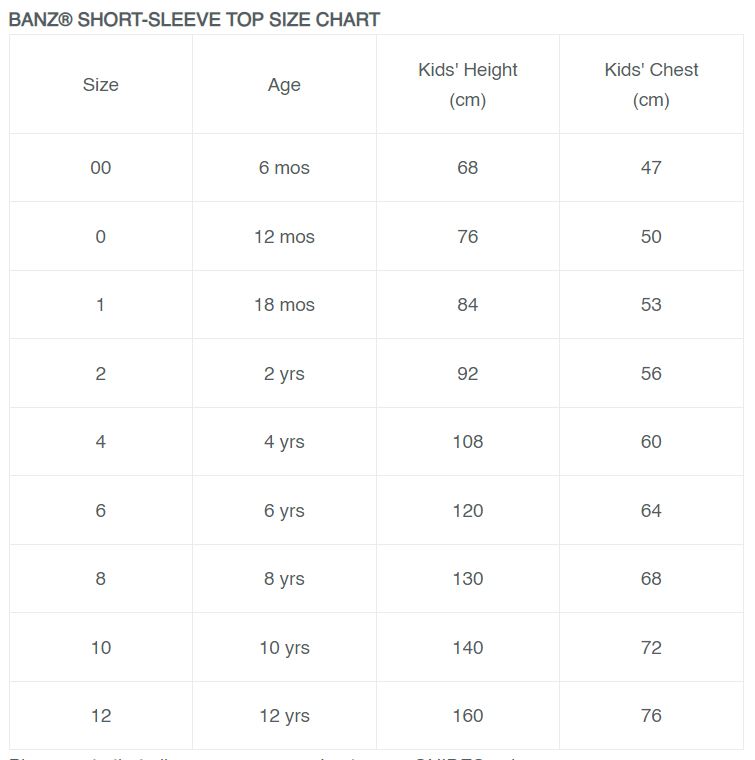 Banz Tropicana Short Sleeve - 12 Months