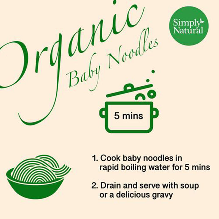 Simply Natural Organic Baby Noodles with Fresh Sweet Potato