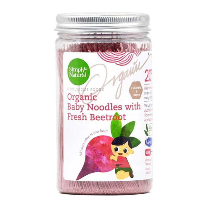 Simply Natural Organic Baby Noodles with Fresh Beetroot
