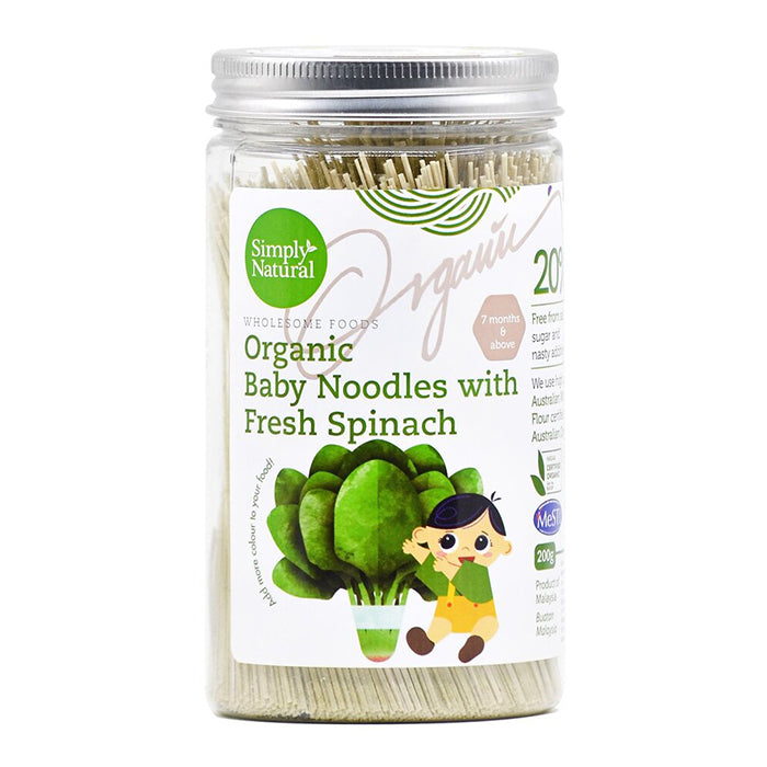 Simply Natural Organic Baby Noodles with Fresh Spinach