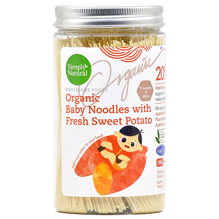 Simply Natural Organic Baby Noodles with Fresh Sweet Potato
