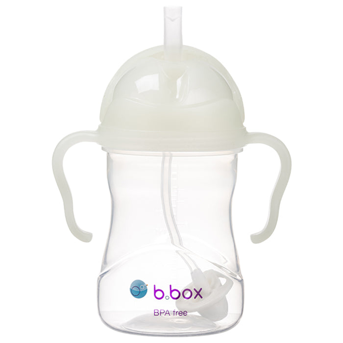 B.Box Sippy Cup With Innovative Weighted Straw 240ml - Glow in the Dark