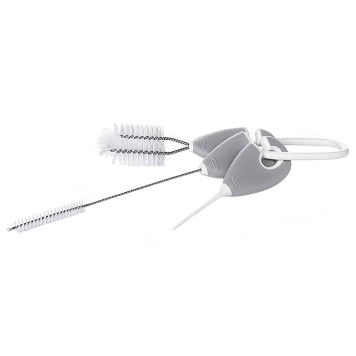 Oxo Tot Straw and Sippy Cup Top Cleaning Set - Gray