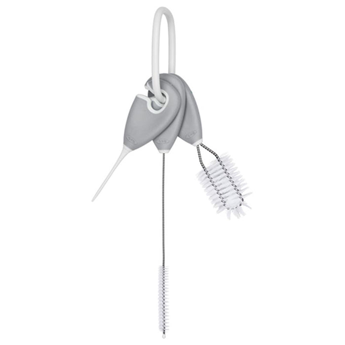 Oxo Tot Straw and Sippy Cup Top Cleaning Set - Gray