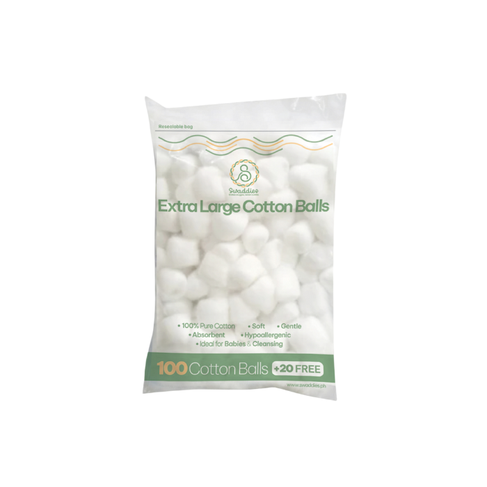 Swaddies Ph Extra Large Cotton Balls 100 Pieces
