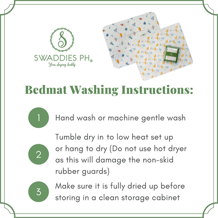 Swaddies PH Stitch-free Water Absorbent Bedmat - Desserts