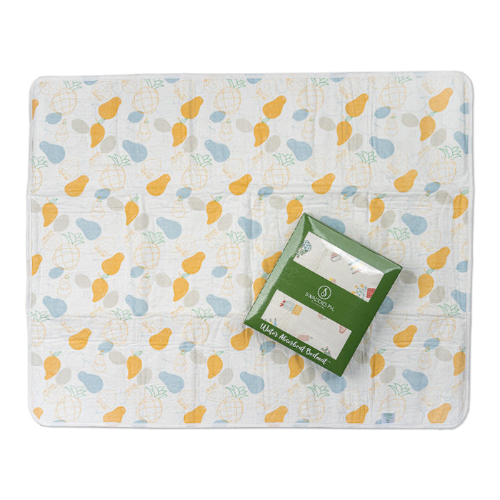 Swaddies PH Stitch-free Water Absorbent Bedmat - Fruits