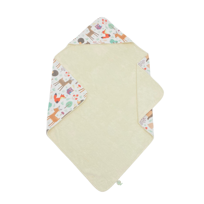 Swaddies Premium Soft Hooded Towel Dual-Layer - Safari