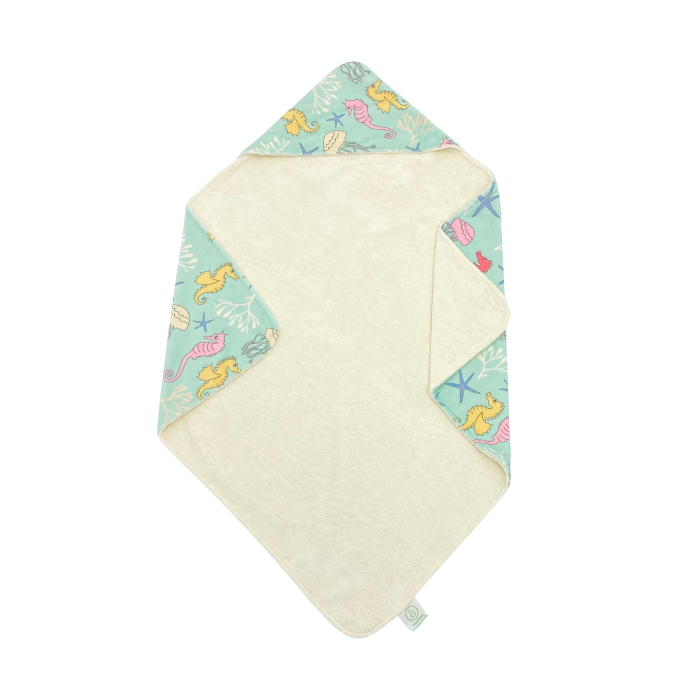 Swaddies Premium Soft Hooded Towel Dual-Layer - Sea Creatures