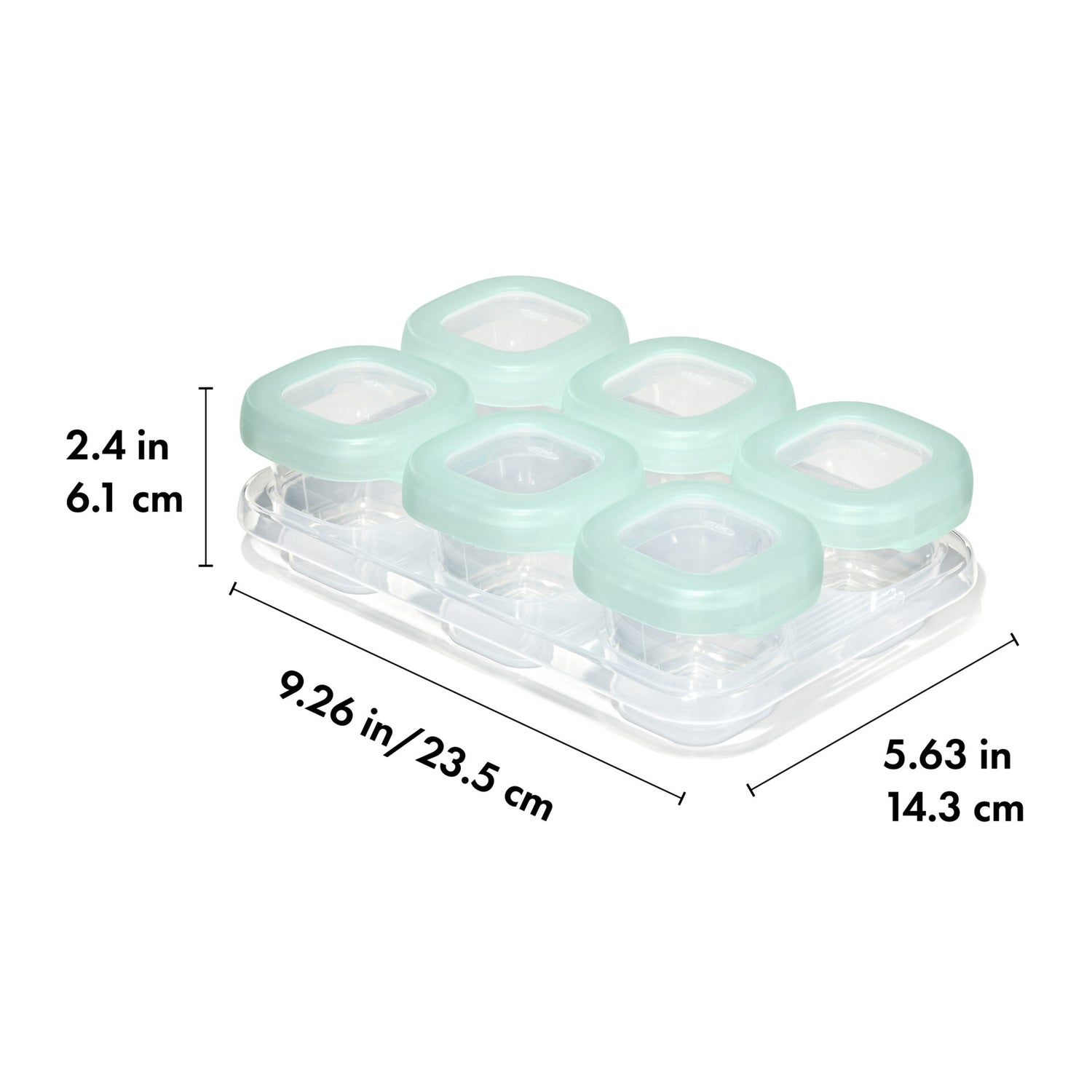 Oxo Tot Baby Blocks 2oz - Opal