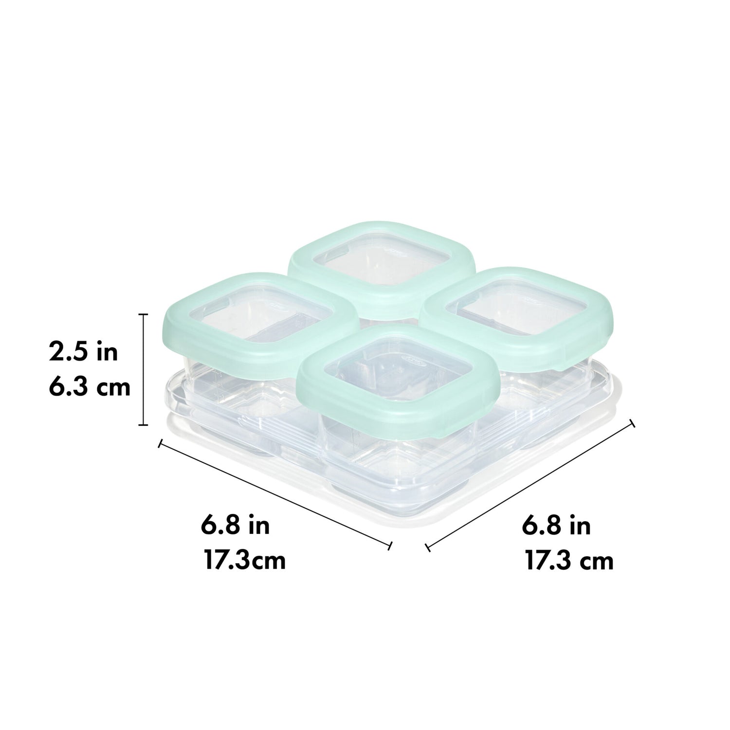 Oxo Tot Baby Blocks 4oz - Opal