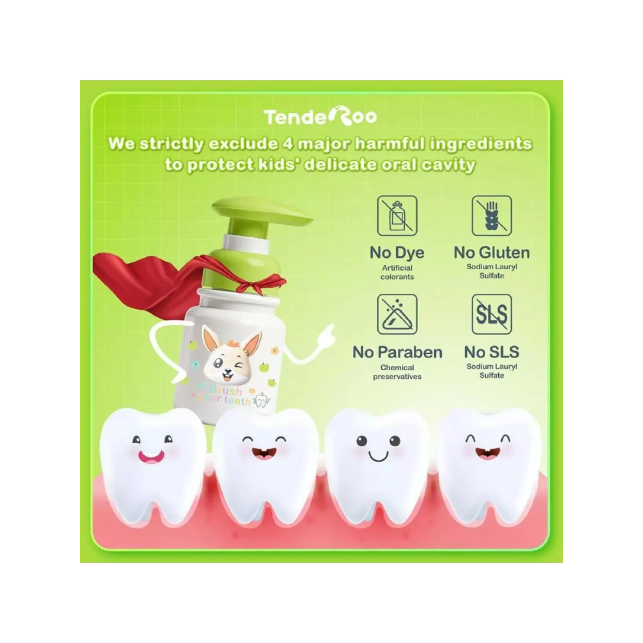 Tenderoo Anticavity Toothpaste for Kids 60g