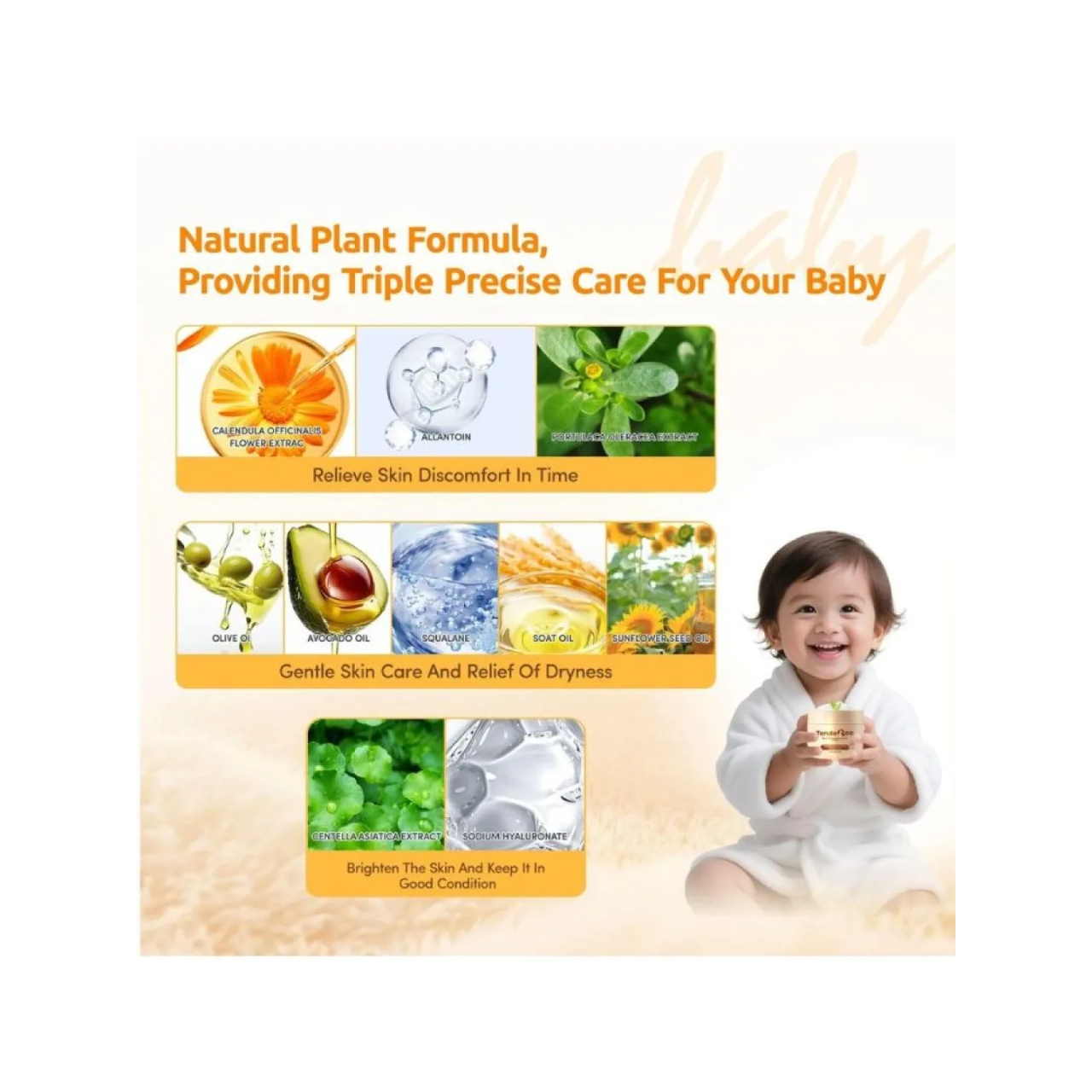 TendeRoo Baby Moisturizing Facial Cream 50g