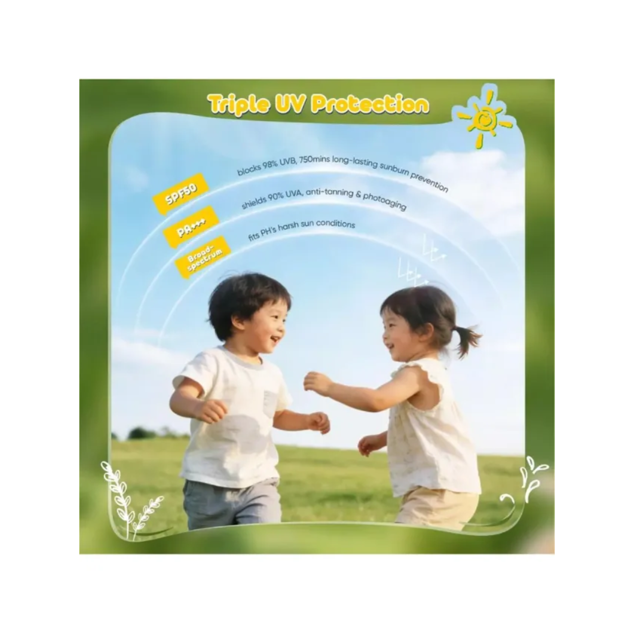 Tenderoo Natural Baby Sunscreen SPF50 PA+++ 50g