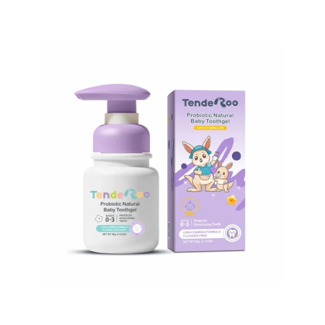Tenderoo Probiotic Natural Baby Toothgel 60g