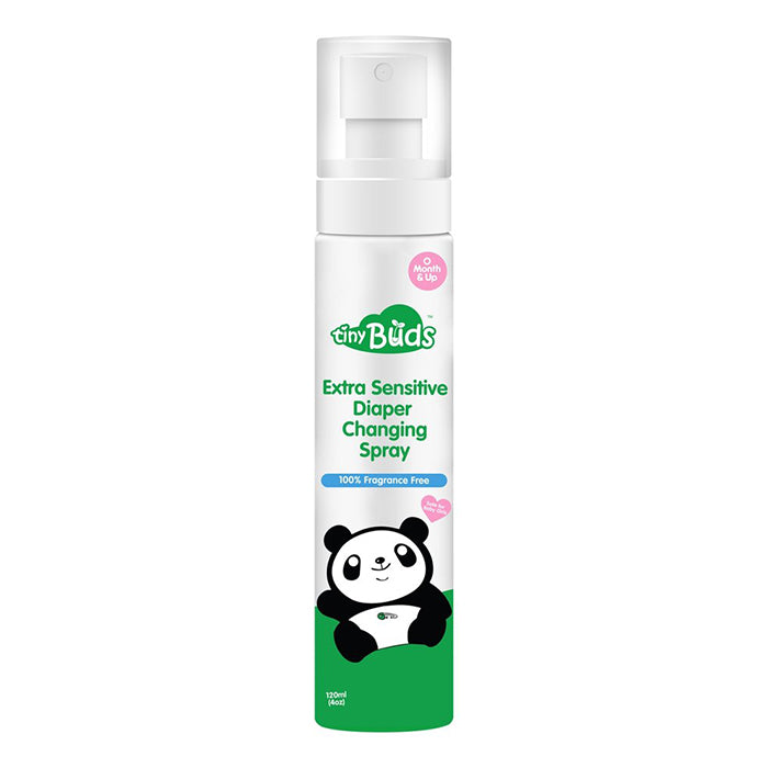Tiny Buds Extra Sensitive Diaper Changing Spray 100% Fragrance-Free 120ml