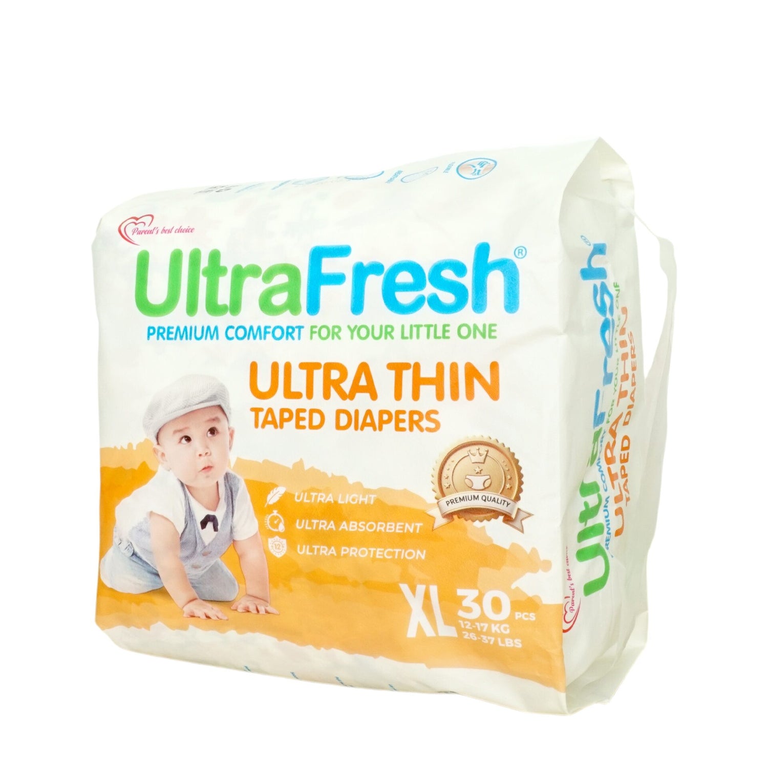 UltraFresh Taped Diapers Animal Design Edition - XL