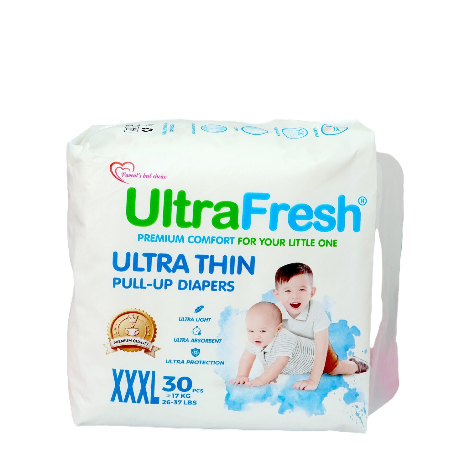 UltraFresh Pull-Up Diapers Scribble Design Edition - XXXL